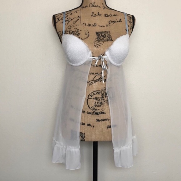 Inner Secrets Sheer Babydoll - Picture 1 of 9